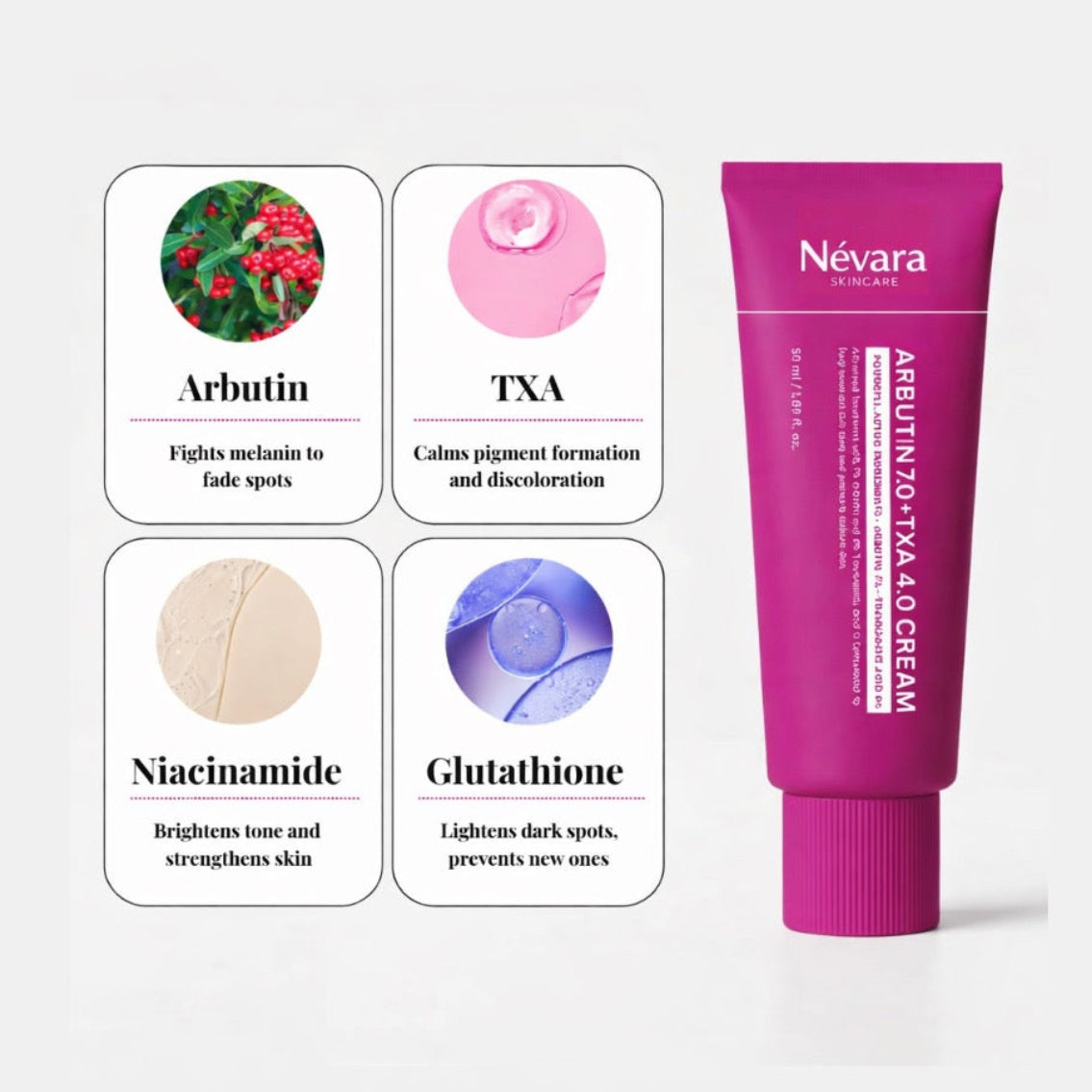 Névara Alpha Arbutin + TXA Cream